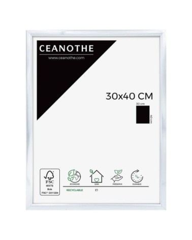 Cadre photo aluminium résine plastique 30x40