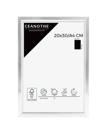 Cadre photo aluminium résine plastique 20x30