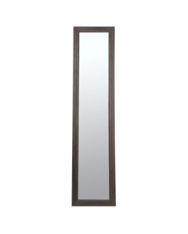 Grand miroir rectangulaire sur pied en bois de paulownia, 40x170 cm