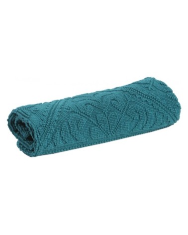 Tapis de Bain  en coton peacock 54 x 64