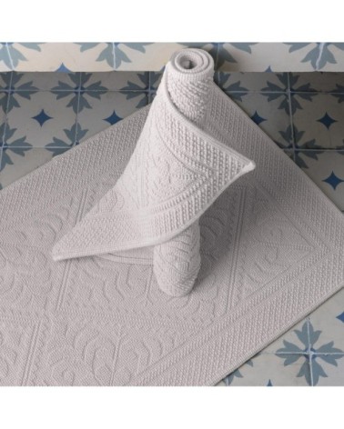 Tapis de Bain  en coton ciment 54 x 64