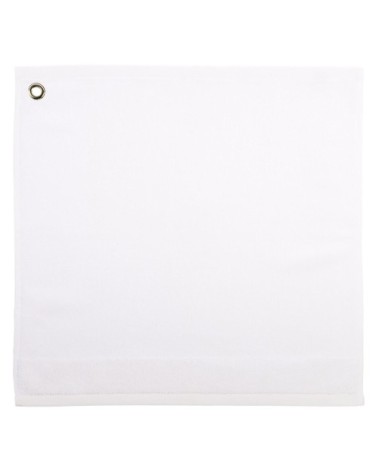 Essuie mains illet  en coton blanc 50 x 50