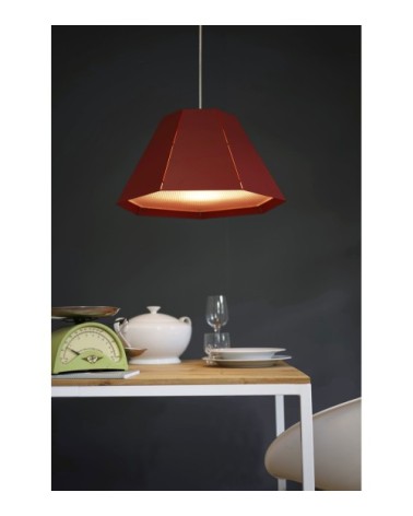 Suspension rouge câble 2m