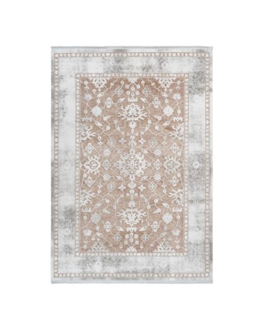 Tapis ethnique vintage en acrylique beige 200x290