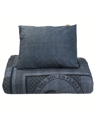 Housse de couette tucan indigo