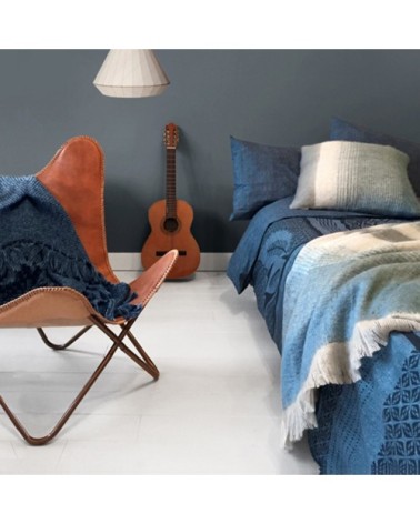 Housse de couette tucan indigo