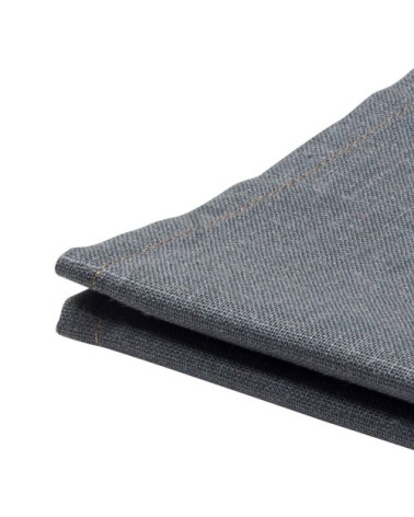 Serviette de table unie en polylin, Pavot 45 x 45 cm