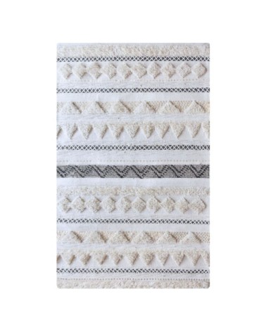 Tapis en laine ivoire 160 x 230 cm