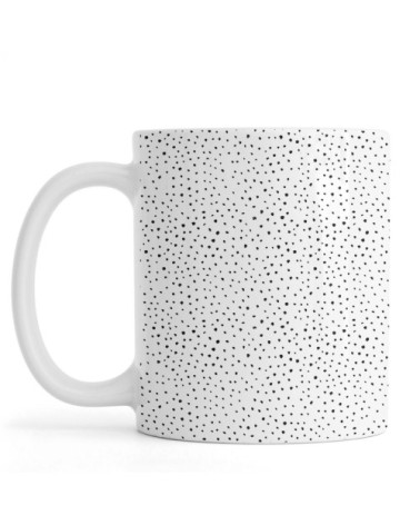 Mug en céramique en blanc & bleu