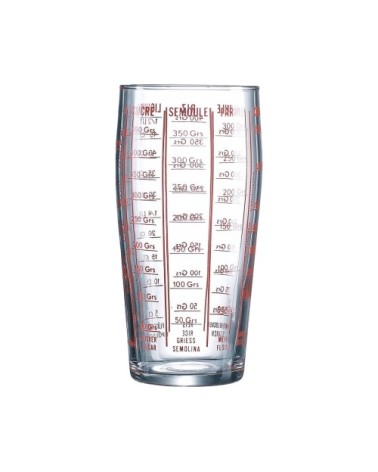 Verre doseur rouge 58cl