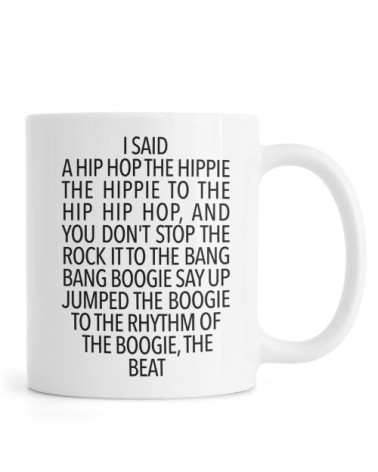 Mug en céramique en blanc & noir