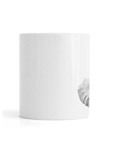 Mug en céramique en blanc & noir