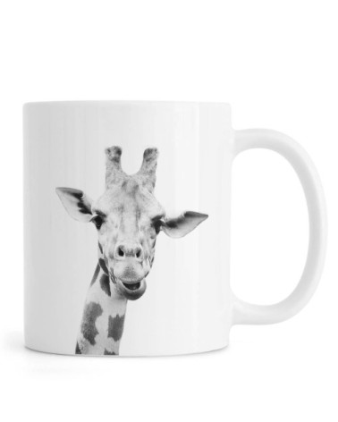 Mug en céramique en blanc & noir