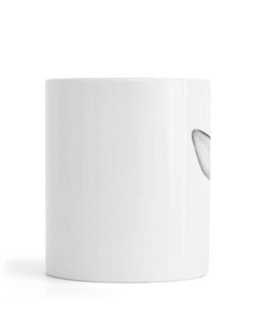 Mug en céramique en blanc & noir