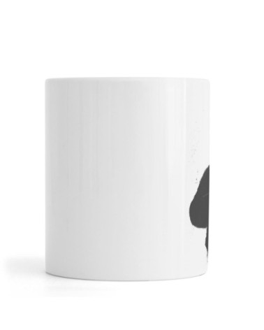 Mug en céramique en blanc & noir