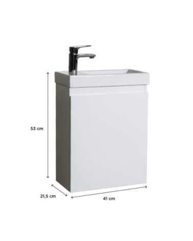Meuble lave-mains suspendu 41 cm
