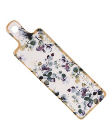 Planche de présentation garden 47x15 cm multicolore en faïence