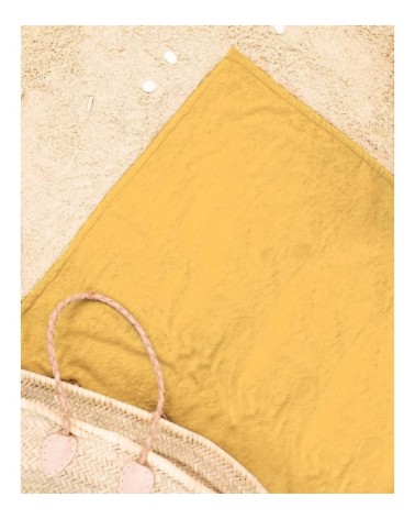 Serviette de plage en éponge-velours en multicolore 90x180