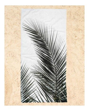 Serviette de plage en éponge-velours en multicolore 90x180