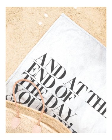 Serviette de plage en éponge-velours en multicolore 90x180