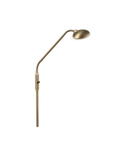 Lampadaire en acier bronze