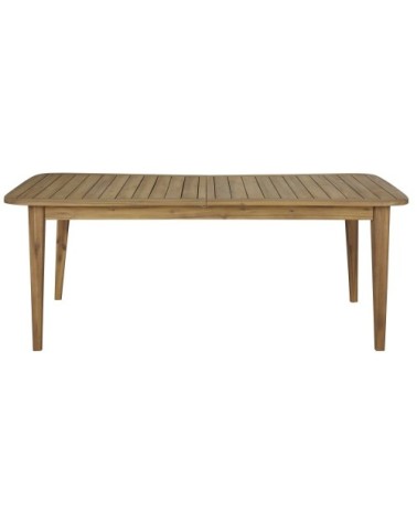 Table de jardin extensible en bois d'acacia massif 8/12 personnes