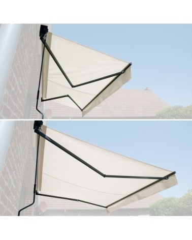 Store banne 3,5 × 3m toile beige