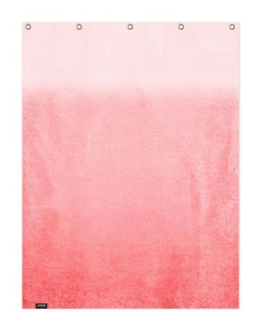 Rideau de douche en polyester en rose & rouge 150x200