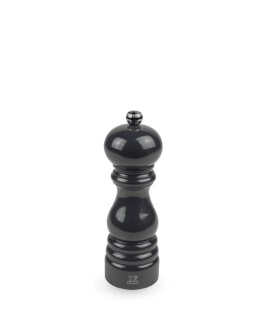 Paris moulin à poivre manuel en bois laqué, ardoise, 18 cm - 7in.