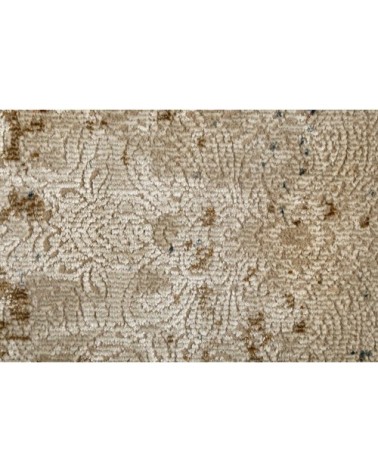 Tapis tissé baroque vintage avec relief beige brique bleu 200x133