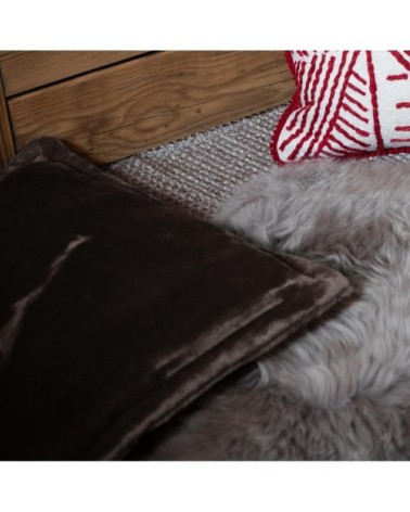 Coussin  en polyester asphalte 50 x 50