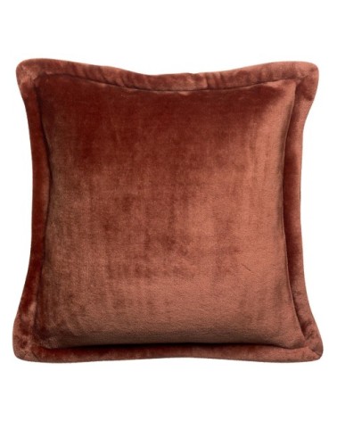 Coussin  en polyester caramel 50 x 50