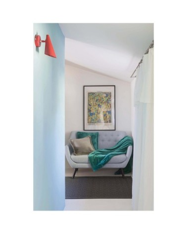 Coussin  en polyester lichen 50 x 50