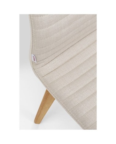 Chaise scandinave écru et chêne