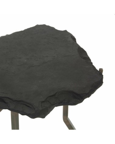 Table dappoint métal noir 49x46x65cm