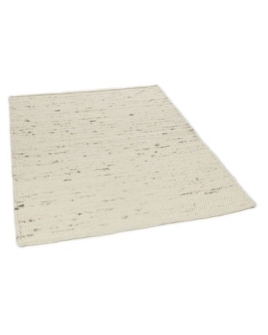Tapis tissé à la main en laine naturelle naturel 70x240