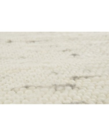 Tapis tissé à la main en laine naturelle naturel 70x240