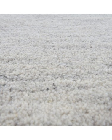 Tapis berbère marocain noué main en laine - Sable 60x120 cm