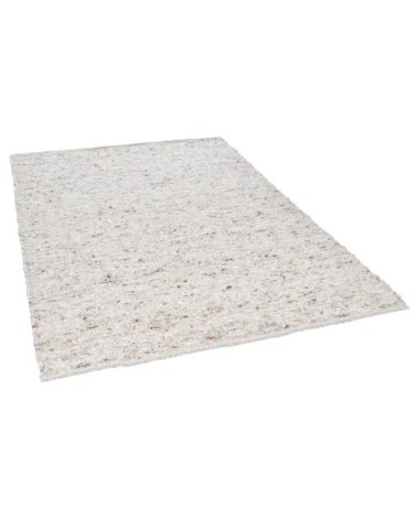 Tapis tissé à la main en laine naturelle Sable 120x180