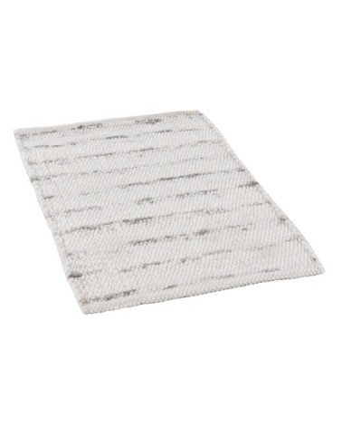 Tapis tissé à la main en laine naturelle natural grey 160x230