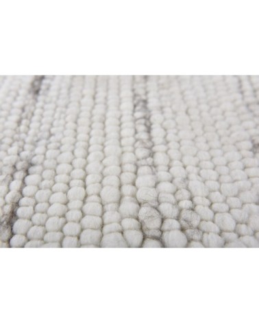 Tapis tissé à la main en laine naturelle natural grey 160x230