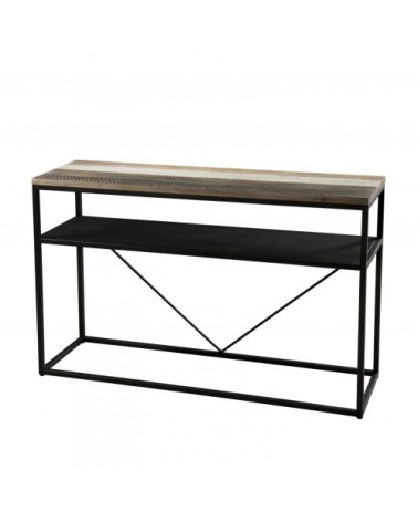 Console avec tablette bois