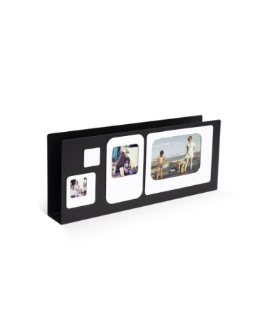 Porte lettres cadre photo métal noir