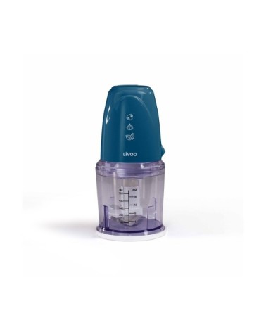 Hachoir électrique multifonction en acier inoxydable bleu