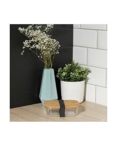 Lunch box en bambou transparent