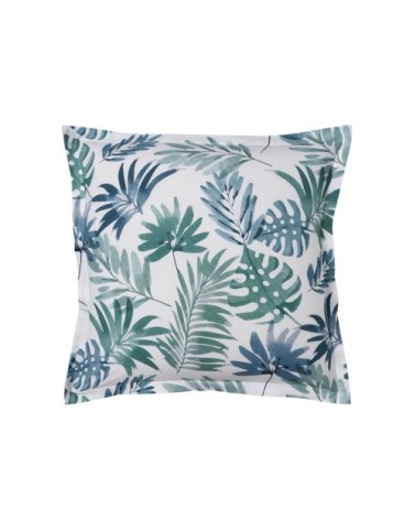 Taie d'oreiller en lyocell vert 63x63