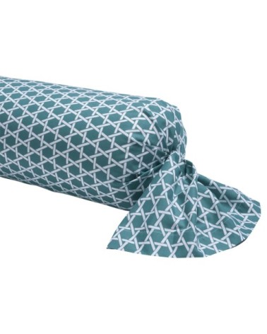 Taie de traversin en lyocell vert 85x185