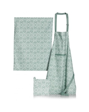 Tablier de cuisine  en coton écume 72 x 85