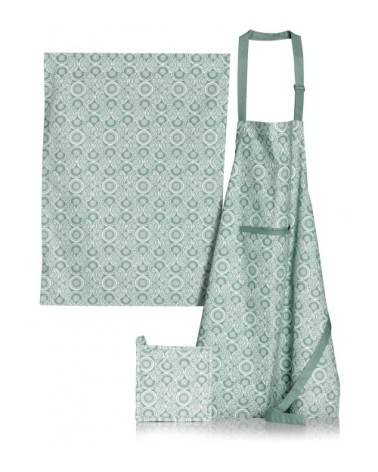 Tablier de cuisine  en coton écume 72 x 85