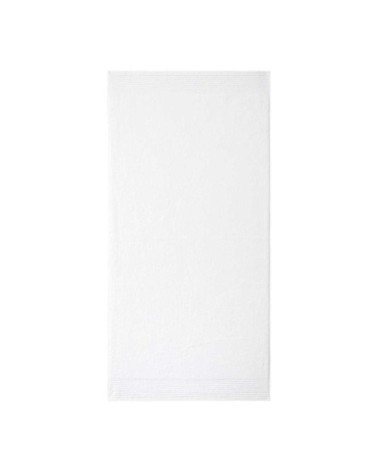 Serviette de bain en coton blanc 70 x 140 cm